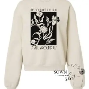 Goodness of God Sweatshirt - Image 2