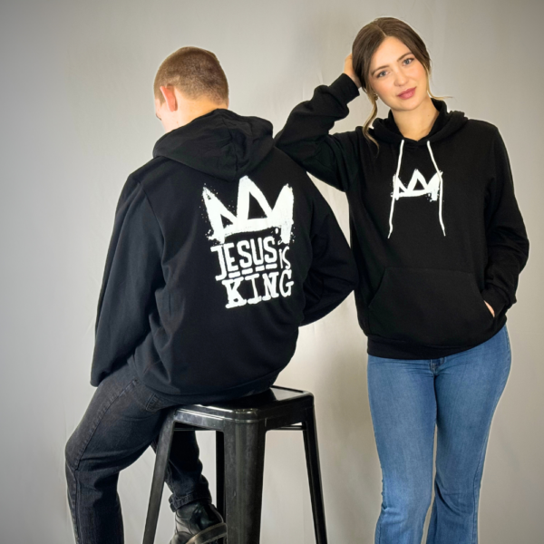 Jesus is King unisex Christian hoodie sweatshirt